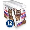 Hill’s Science Diet Sensitive Stomach & Skin, Adult 1-6, Stomach & Skin Sensitivity Support, Wet Cat Food, Variety Pack: Chicken & Beef; Salmon & Tuna Stew, 2.8 oz Pouch Variety Pack, Case of 12(Salmon & Tuna Stew)