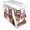 Hill’s Science Diet Sensitive Stomach & Skin, Adult 1-6, Stomach & Skin Sensitivity Support, Wet Cat Food, Variety Pack: Chicken & Beef; Salmon & Tuna Stew, 2.8 oz Pouch Variety Pack, Case of 12(Chicken & Beef Stew)