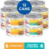 Hill’s Science Diet Urinary Hairball Control, Adult 1-6, Urinary Track Health & Hairball Control Support, Wet Cat Food, Chicken Minced, 5.5 oz Can, Case of 24(Variety Pack: Chicken  Tuna & Vegetables Stew)