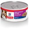 Hill’s Science Diet Adult 7+, Senior Adult 7+ Premium Nutrition, Wet Dog Food, Turkey & Barley Loaf, 13 oz Can, Case of 12(Beef & Barley Loaf)