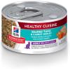 Hill’s Science Diet Healthy Cuisine, Senior Adult 11+, Great Taste, Wet Cat Food, Seared Tuna & Carrot Stew, 2.8 oz Can, Case of 24(2.8 Ounce (Pack of 24))