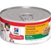 Hill’s Science Diet Kitten, Kitten Premium Nutrition, Wet Cat Food, Turkey Minced, 5.5 oz Can, Case of 24(Chicken Stew)
