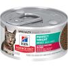 Hill’s Science Diet Perfect Weight, Adult 1-6, Weight Management Support, Wet Cat Food, Chicken & Roasted Vegetables Stew, 2.9 oz Can, Case of 24(Liver & Chicken Minced)
