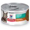 Hill’s Science Diet Perfect Weight, Adult 1-6, Weight Management Support, Wet Cat Food, Chicken & Roasted Vegetables Stew, 2.9 oz Can, Case of 24(Turkey & Vegetables Stew)