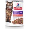 Hill’s Science Diet Sensitive Stomach & Skin, Adult 1-6, Stomach & Skin Sensitivity Support, Wet Cat Food, Variety Pack: Chicken & Beef; Salmon & Tuna Stew, 2.8 oz Pouch Variety Pack, Case of 12(Salmon & Tuna Stew)
